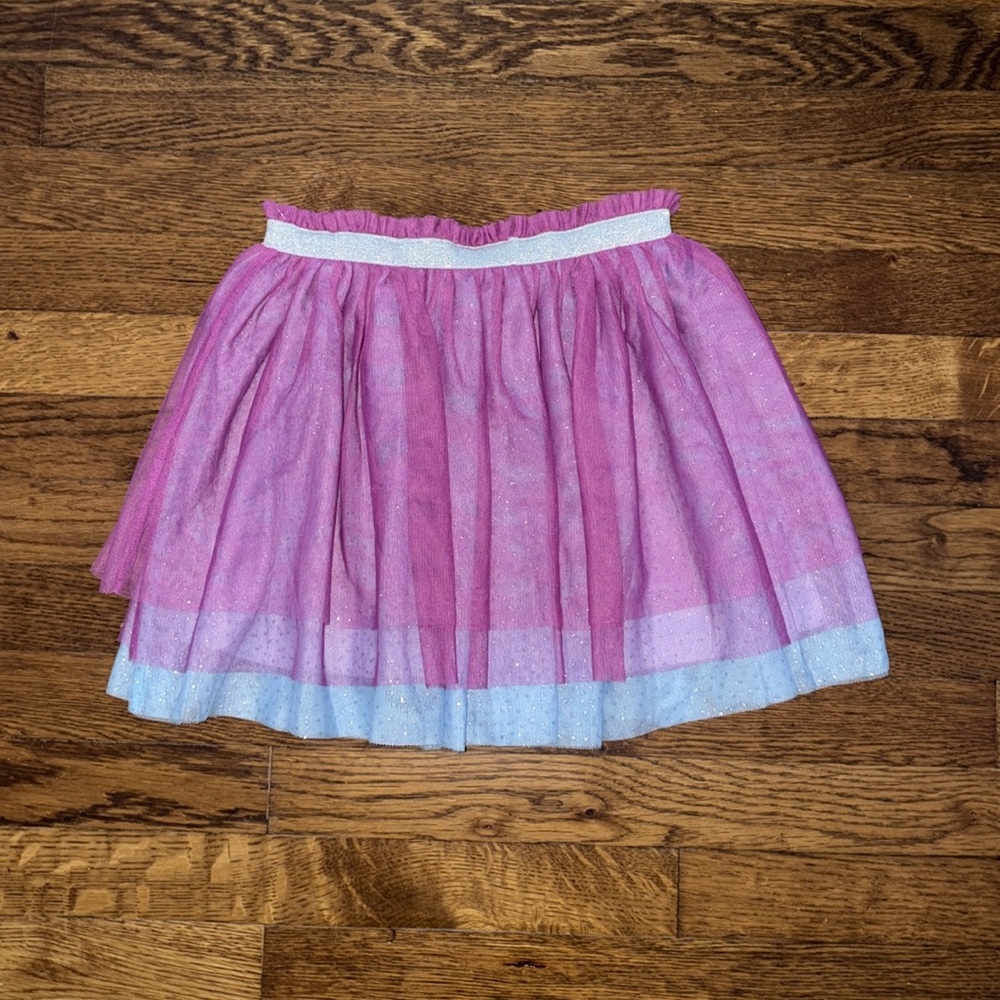 American Girl Kids Pink and Purple Tulle Tutu Skirt Size 7/8 - Picture 3 of 6